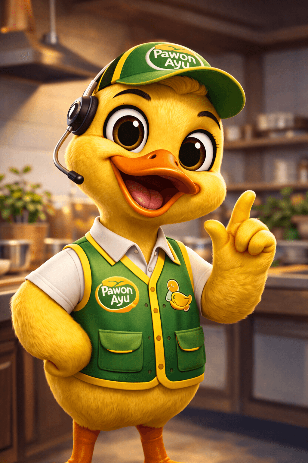 Maskot Bayu — Karakter Pawon Ayu